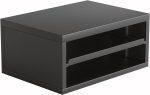 AMERIERGO Printer Stand, Desktop Printer Stand, Printer Stand with Storage, Desktop Stand for Printer with Anti - Skid Pads, Desk Organizer for Office & Home, Black - Image 8